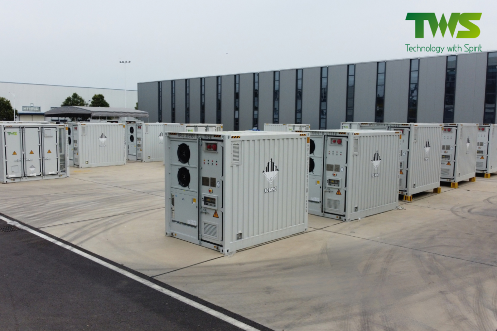 PowerMod BESS Containers at TWS Anhui Factory